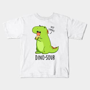 Dino-sour Funny Dinosaur Pun Kids T-Shirt